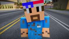 Minecraft Ped Jethro für GTA San Andreas