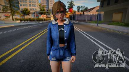 DOAXVV Misaki - Denim Jacket Destroyed Shorts v1 pour GTA San Andreas