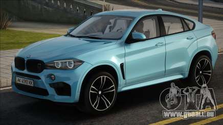 BMW X6M UKR Plate pour GTA San Andreas