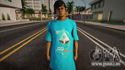 Blue T-shirt Man für GTA San Andreas