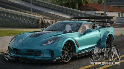 Chevrolet Corvette Blue für GTA San Andreas