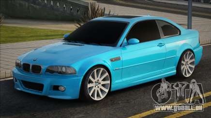 BMW E46 Blue pour GTA San Andreas