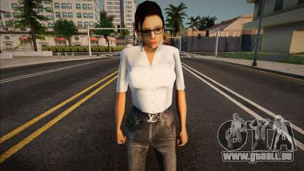 Alissa Nottingham Aqua Outfit für GTA San Andreas