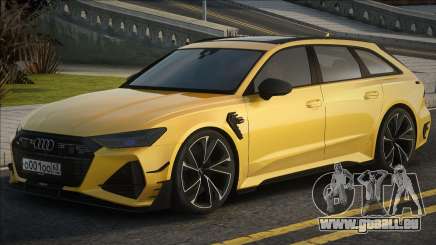 Audi RS6 Avant Yellow pour GTA San Andreas