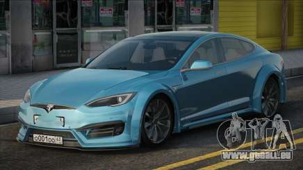 Tesla Model S P90D Blue pour GTA San Andreas