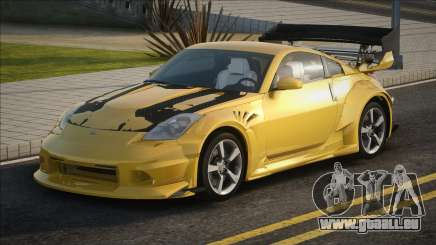 Nissan 350Z Yellow für GTA San Andreas