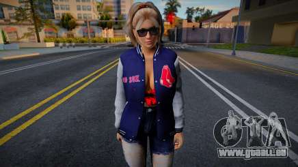 DOAXVV Helena Douglas - Varsity Jacket Boston Re pour GTA San Andreas