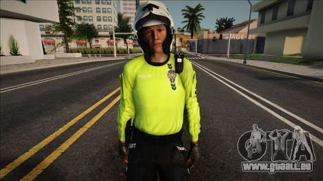 Sahin Motorize Trafik Timleri Kasklı Skin pour GTA San Andreas