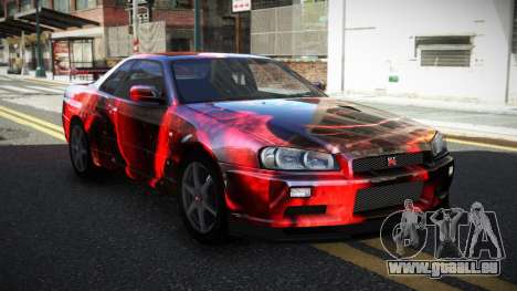 Nissan Skyline R34 PNZ S5 pour GTA 4