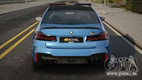 BMW F90 Blue pour GTA San Andreas