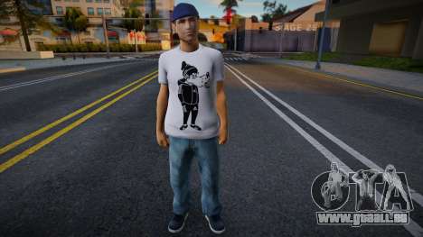 Gopnik im T-Shirt mit einem Wolf Nu Pogodi für GTA San Andreas