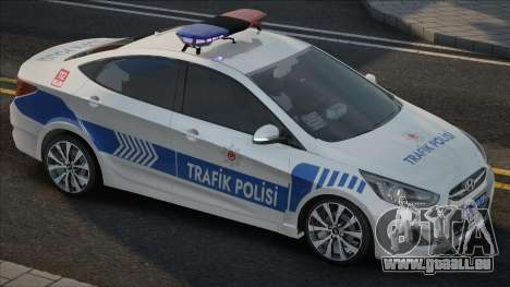 Hyundai Accent Blue Trafik Polis für GTA San Andreas