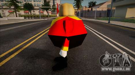 Sonic R Skin - Eggman pour GTA San Andreas