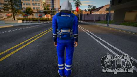 Travailleur de caserne de pompiers 1 pour GTA San Andreas