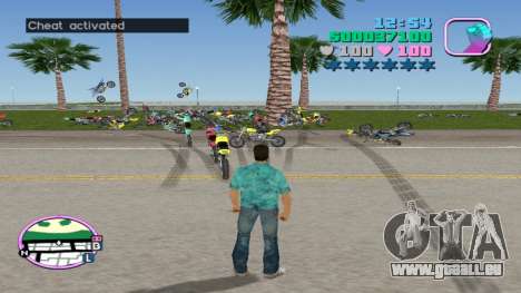 Fahrräder werfen für GTA Vice City