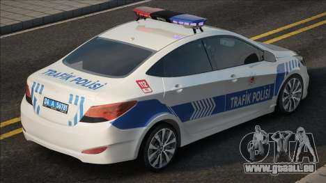 Hyundai Accent Blue Trafik Polis für GTA San Andreas