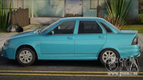 Lada Priora Blue Ver pour GTA San Andreas