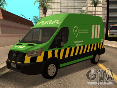 Centre de gestion de la circulation Ford Transit pour GTA San Andreas