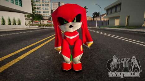 Sonic R Skin - Metal Knuckles pour GTA San Andreas