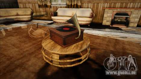 Un vieux gramophone du 19ème siècle pour GTA San Andreas