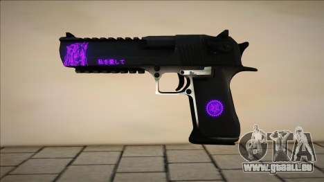 Purple and Black Deagle pour GTA San Andreas