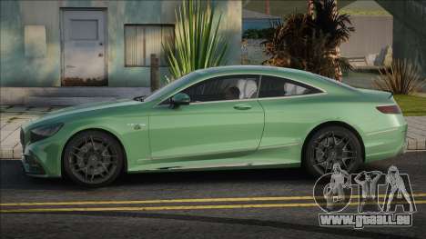 Mercedes-Benz S63 Coupe green pour GTA San Andreas