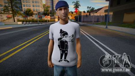 Gopnik im T-Shirt mit einem Wolf Nu Pogodi für GTA San Andreas