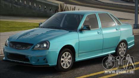 Lada Priora Blue Ver pour GTA San Andreas