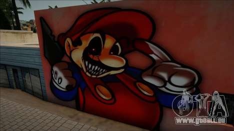 Mural Super Horror Mario für GTA San Andreas