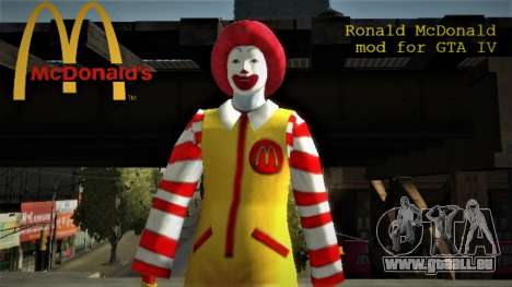 Ronald McDonald pour GTA 4