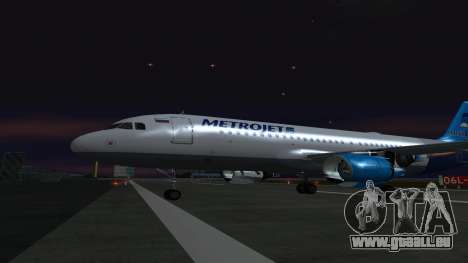 Airbus A321 Metrojet Kogalymavia für GTA San Andreas