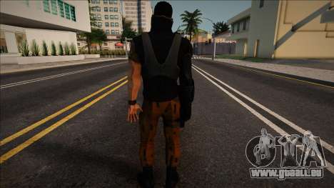 Ben Saxon de Deus Ex: The Fall Con EXPRESIONES F pour GTA San Andreas