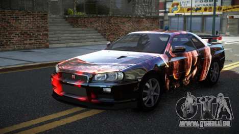 Nissan Skyline R34 PNZ S5 pour GTA 4