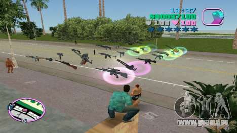 Faire apparaître toutes les armes pour GTA Vice City