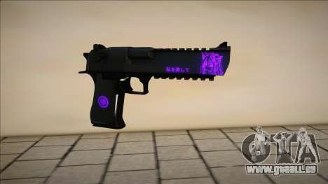 Purple and Black Deagle für GTA San Andreas
