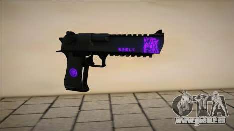 Purple and Black Deagle pour GTA San Andreas