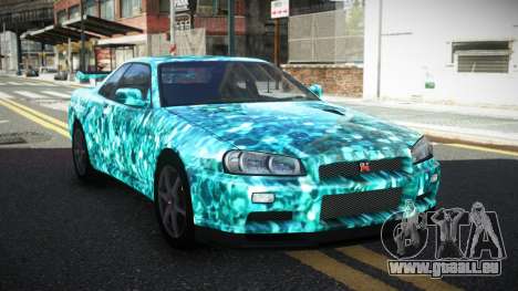 Nissan Skyline R34 PNZ S11 pour GTA 4