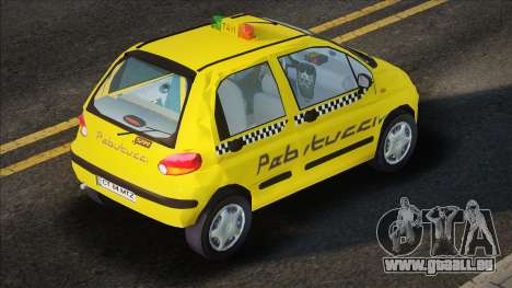 Daewoo Matiz Taxi Yellow pour GTA San Andreas