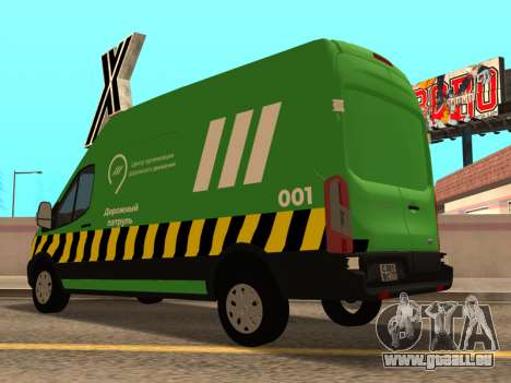 Centre de gestion de la circulation Ford Transit pour GTA San Andreas