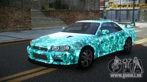 Nissan Skyline R34 PNZ S11 pour GTA 4