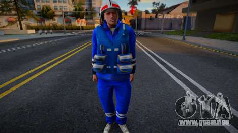 Travailleur de caserne de pompiers 1 pour GTA San Andreas