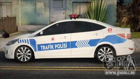 Hyundai Accent Blue Trafik Polis pour GTA San Andreas