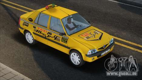 Dacia Solenza Taxi Yellow pour GTA San Andreas