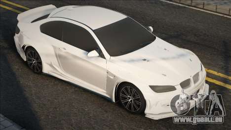 BMW M3 E92 [White] pour GTA San Andreas