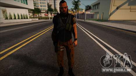 Ben Saxon de Deus Ex: The Fall Con EXPRESIONES F pour GTA San Andreas