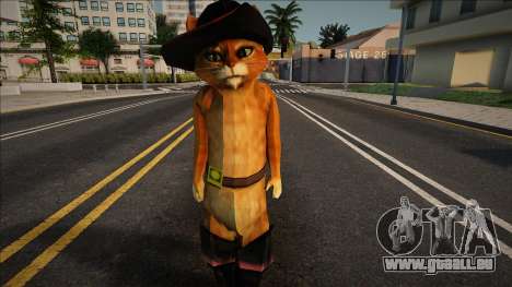 Puss In Boots o el gato con botas version 2 DE S für GTA San Andreas