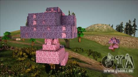 Minecraft Trees Mod pour GTA San Andreas