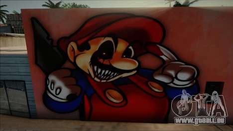 Mural Super Horror Mario pour GTA San Andreas