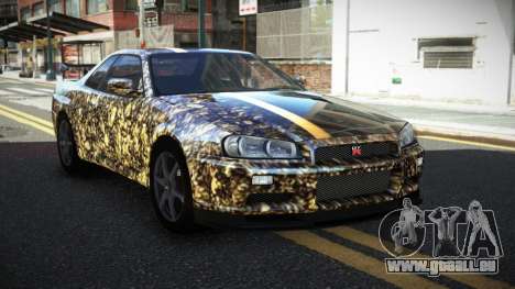 Nissan Skyline R34 PNZ S10 pour GTA 4