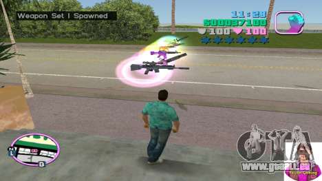 Faire apparaître toutes les armes pour GTA Vice City